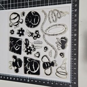 A Little Bee clear stamp set CTMH my Acrylix